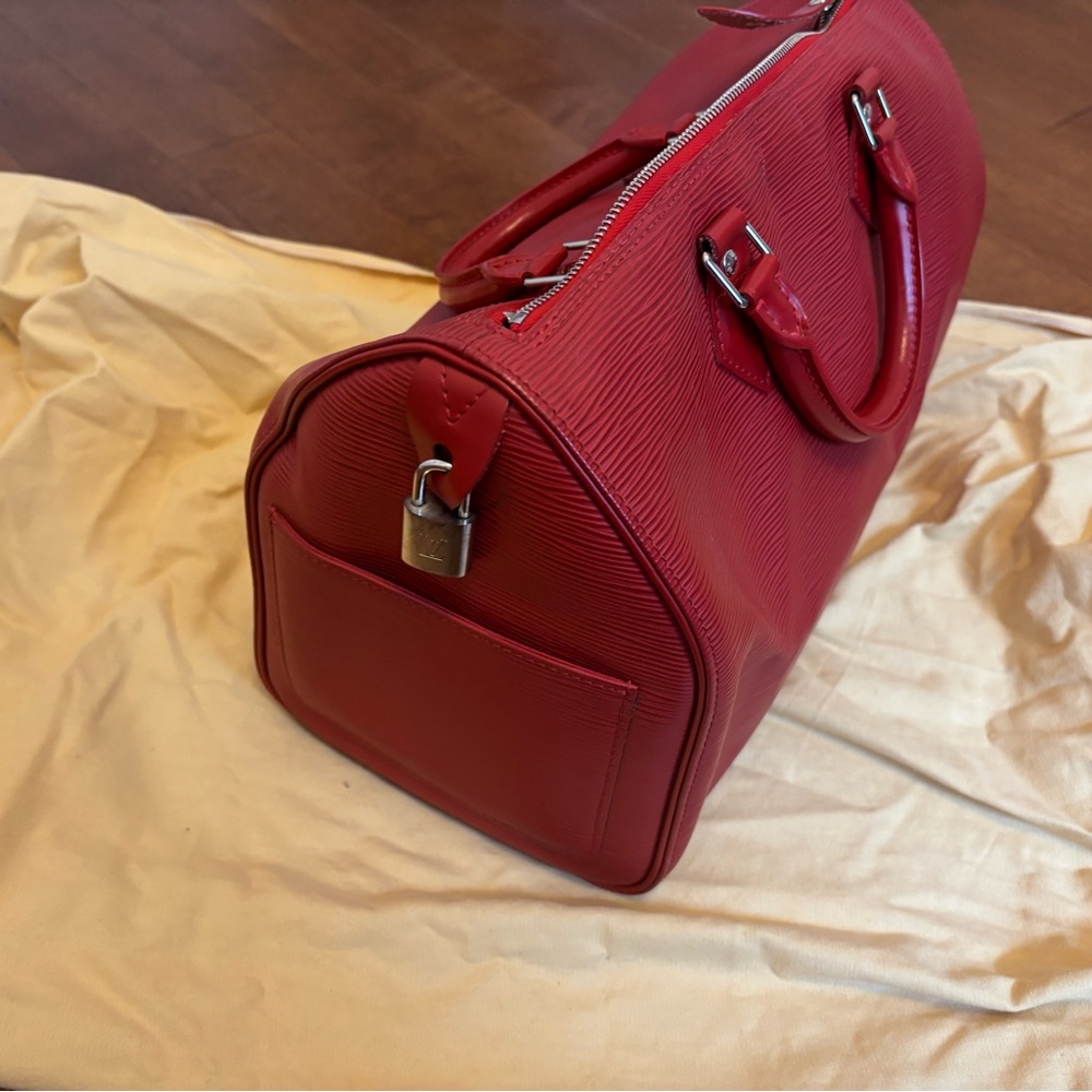 Louis Vuitton Red Speedy 30